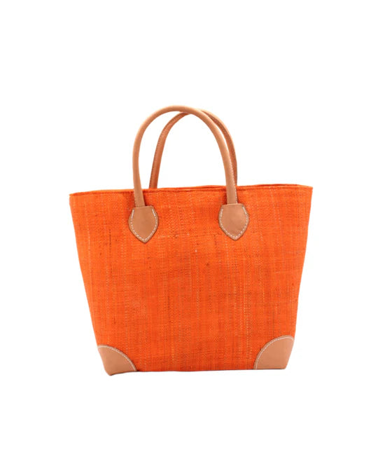 Augustine basket bag Coral large