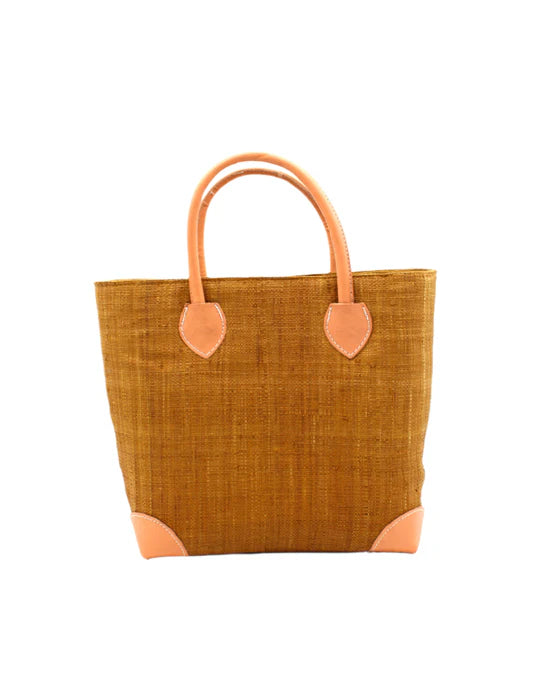 Augustine basket bag Canela large