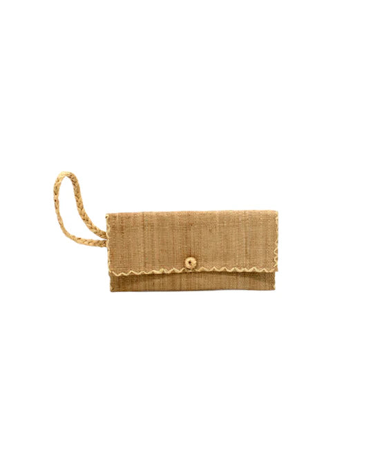 Chichi Straw Clutch Limonada