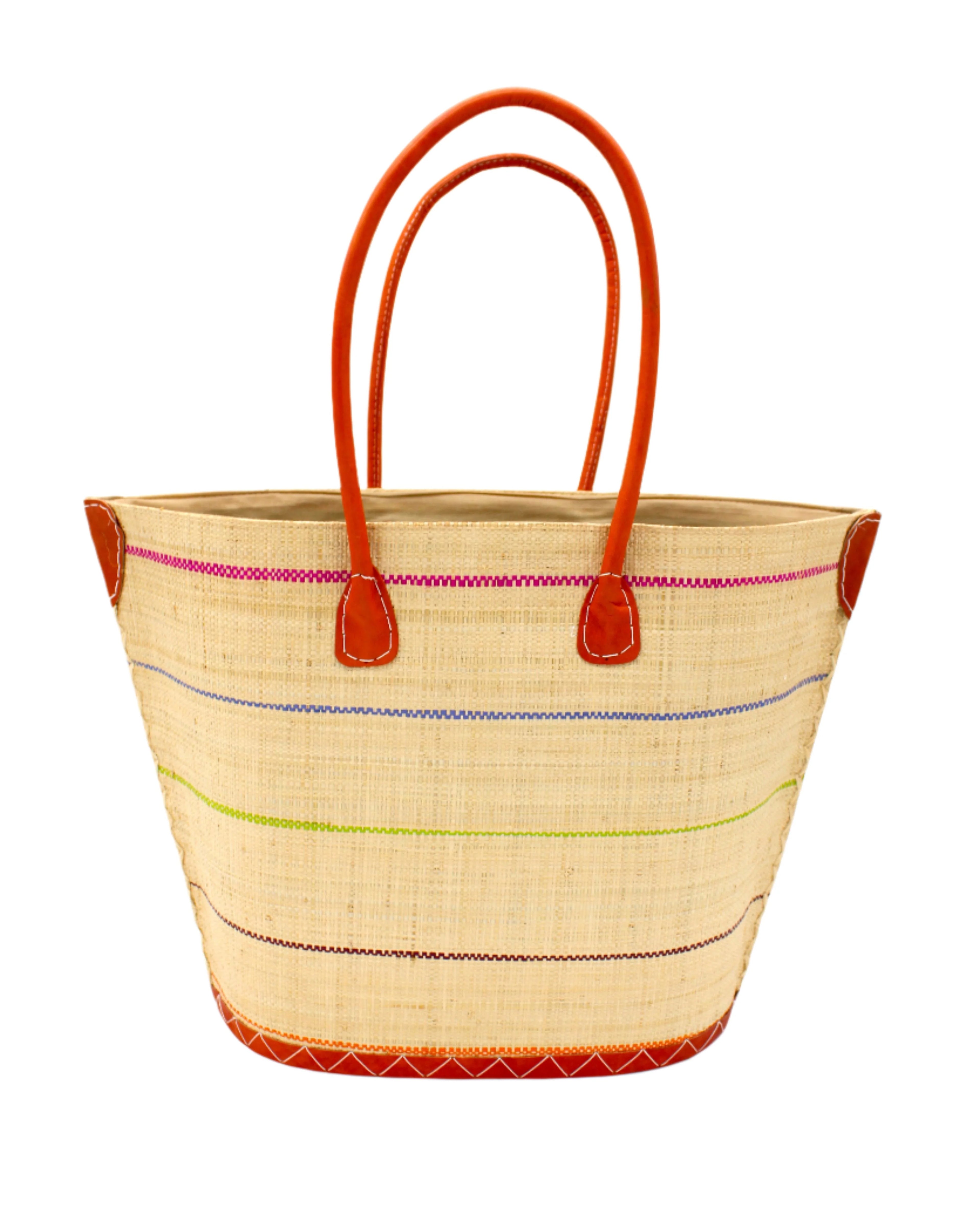 Santa Cruz Pinstripe Tote Small