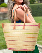 Santa Cruz Pinstripe Tote Small