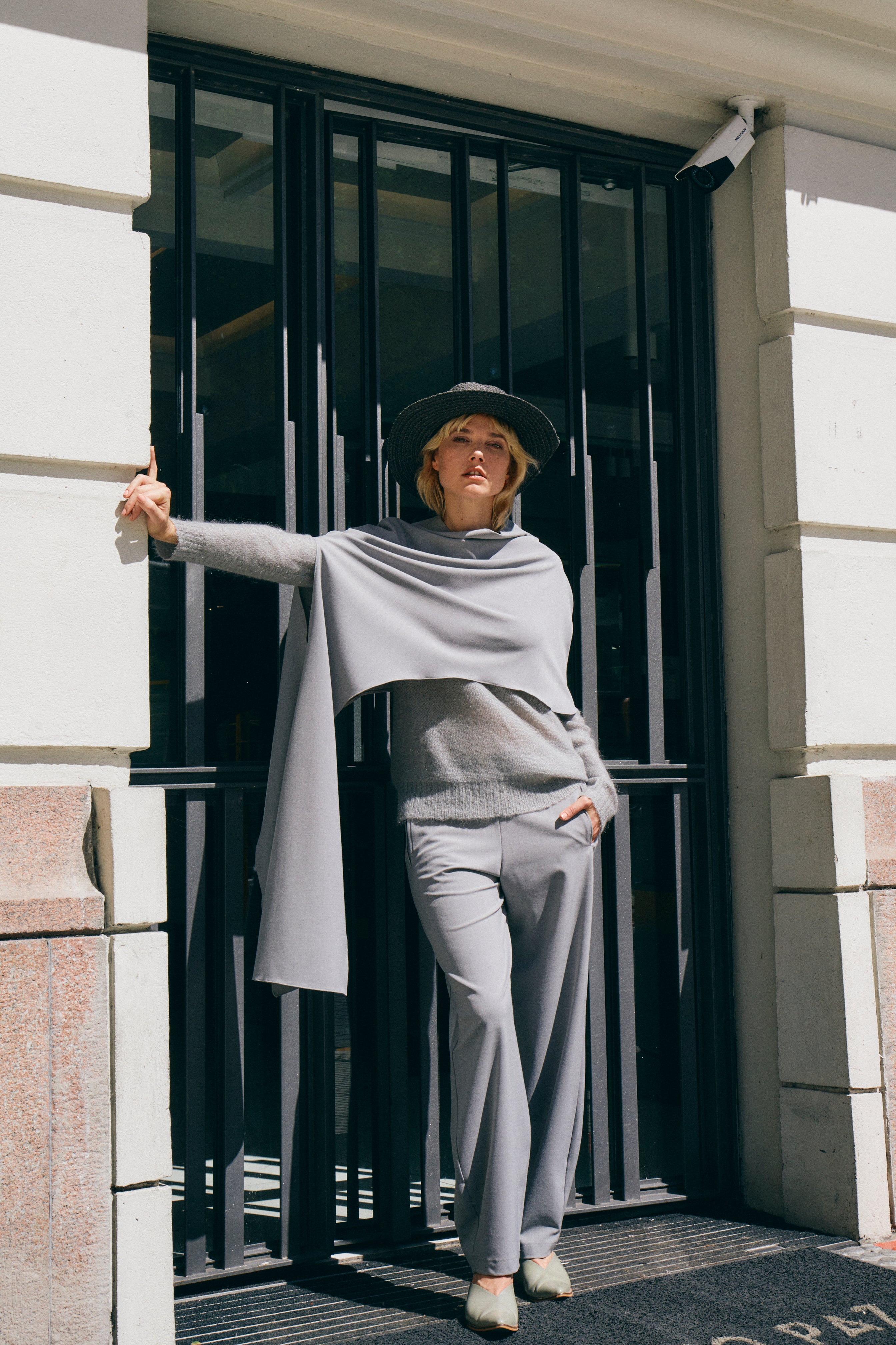 Ruana Molino Gris